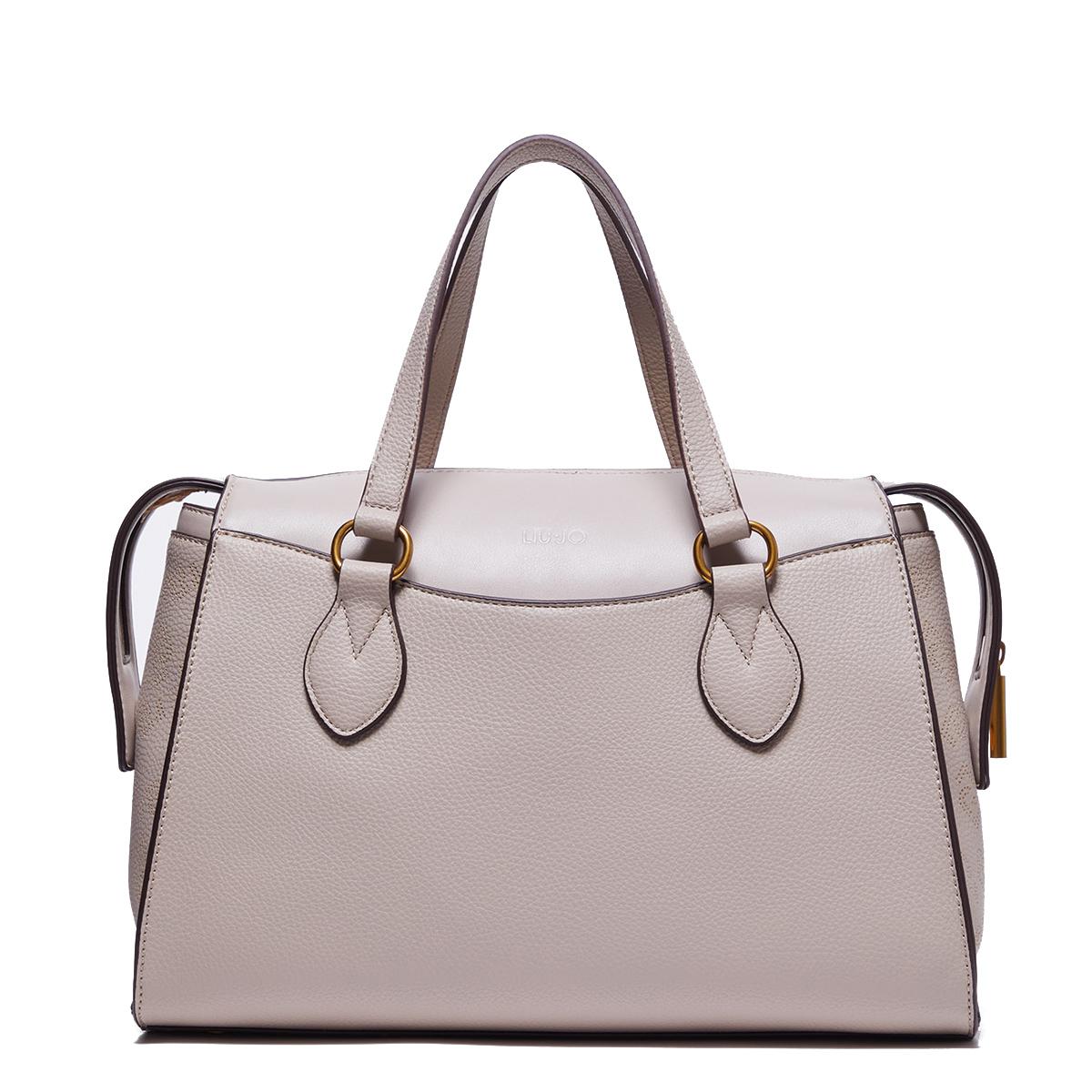Liu Jo Borsa a mano Ecosostenibile con charm Taupe - 3