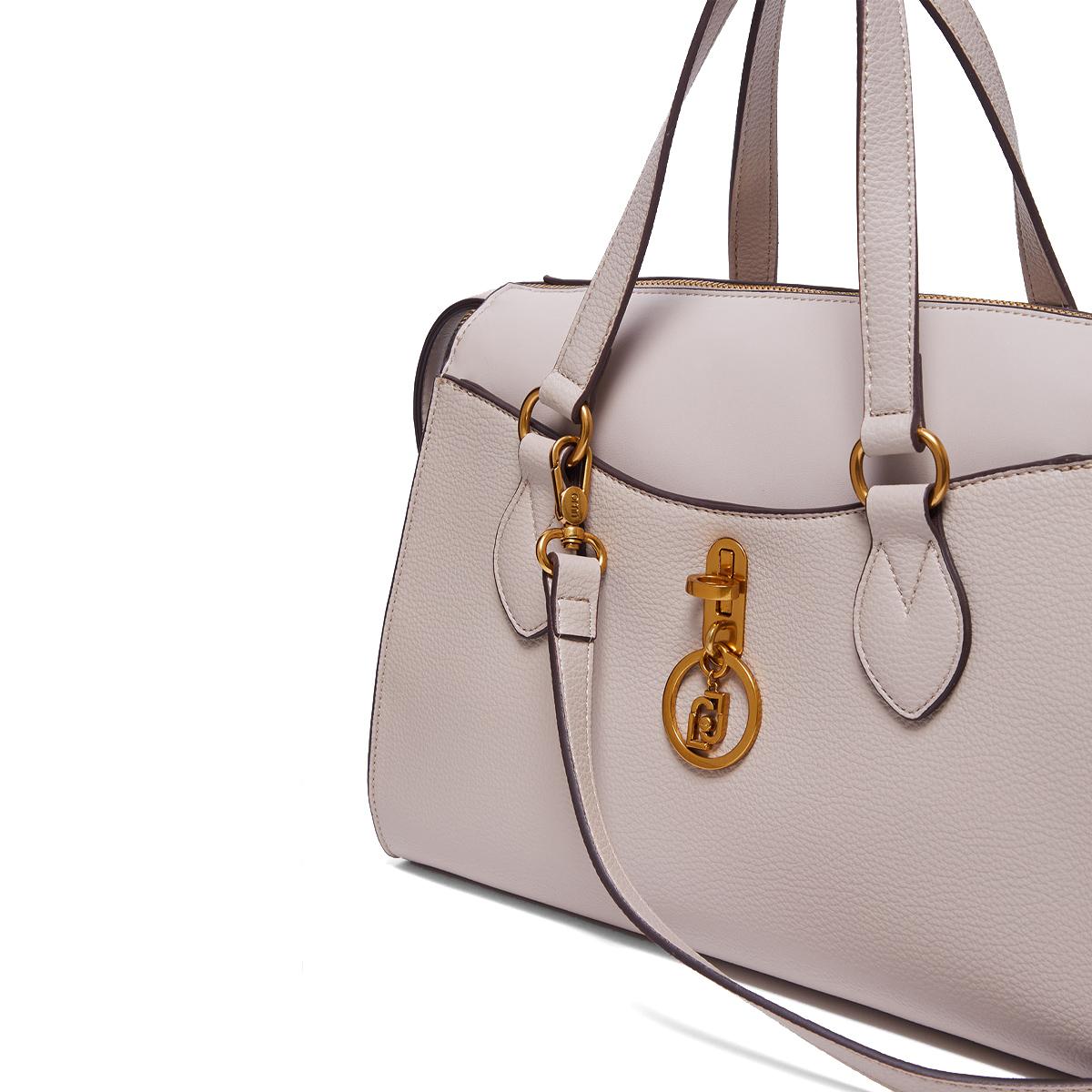 Liu Jo Borsa a mano Ecosostenibile con charm Taupe - 4
