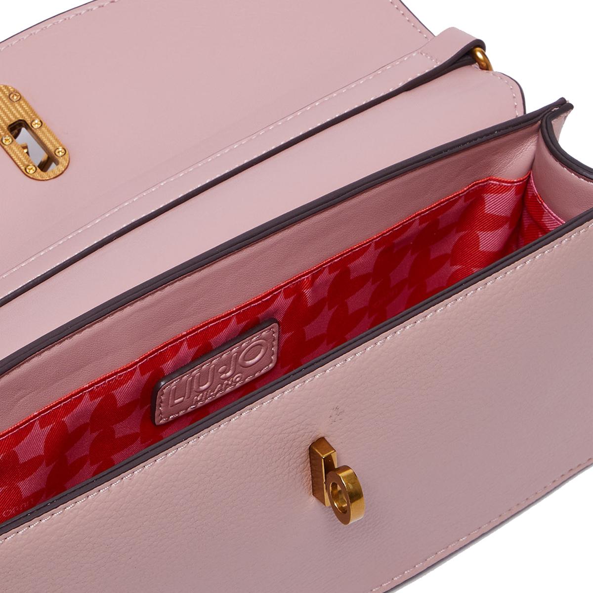 Liu Jo Borsa a mano Ecosostenibile con charm Soft Peach - 5