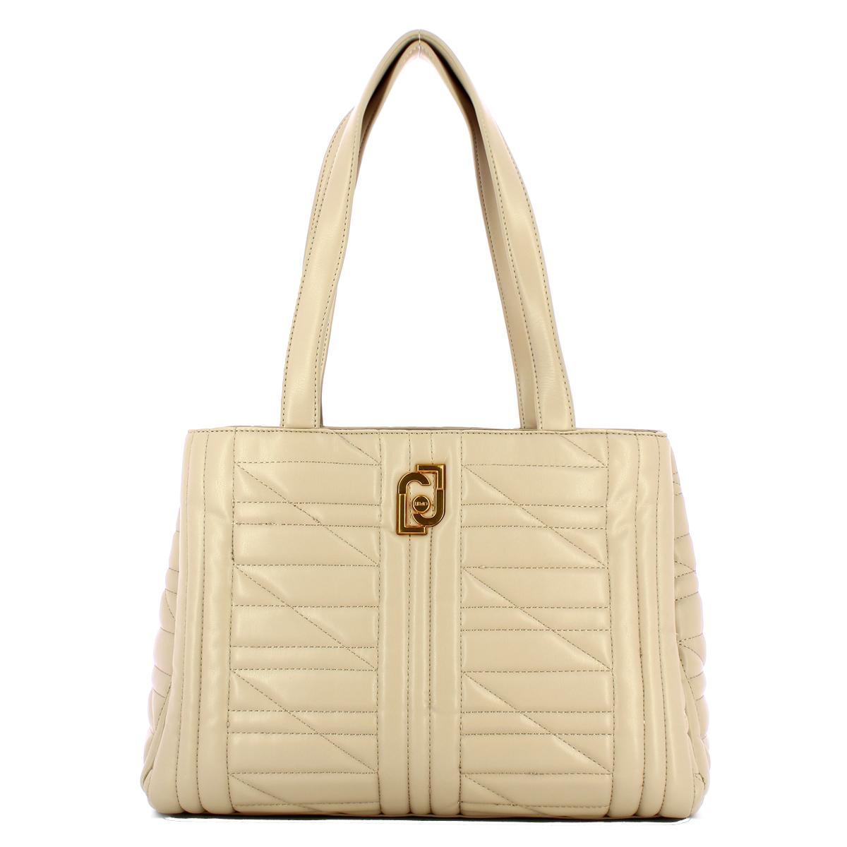 Liu Jo Shopper Ecosostenibile matelassè Taupe - 1
