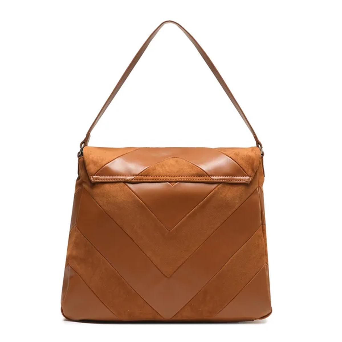 Liu Jo Borsa a spalla Patchwork Bronze Caramel - 3
