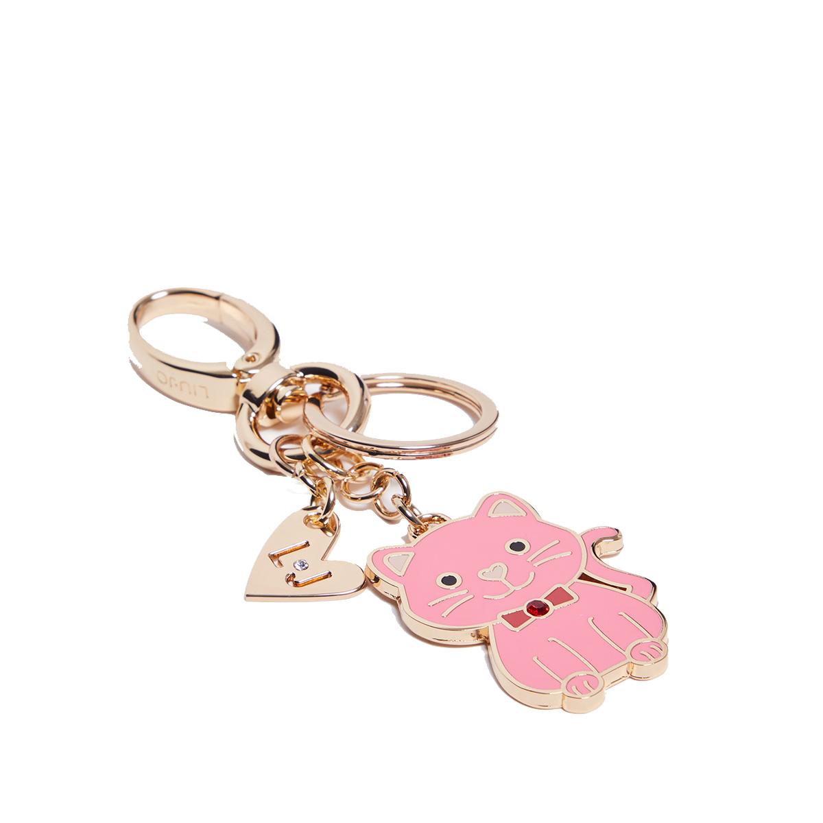 Liu Jo Portachiavi Gatto Gold Pink - 2