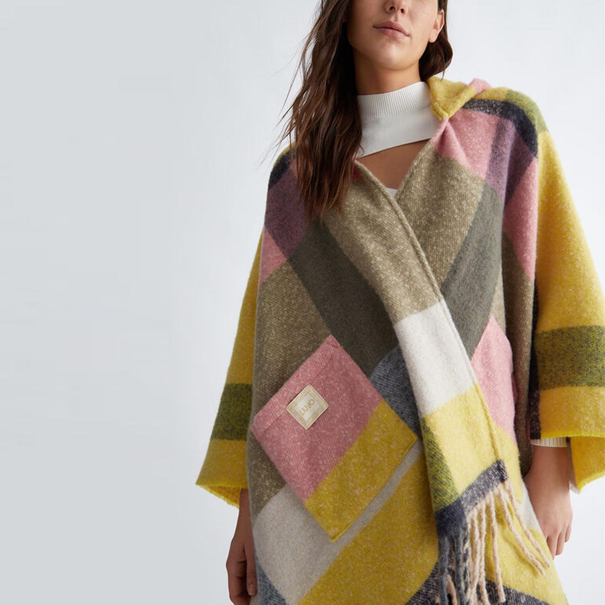Liu Jo Poncho Check Multicolor - 3