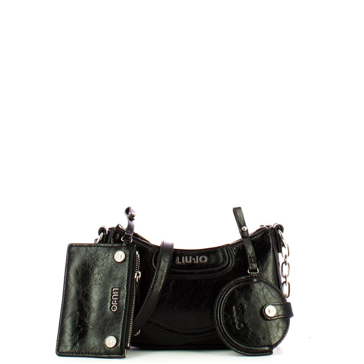 Liu Jo Borsa a tracolla Ecosostenibile Nero - 4