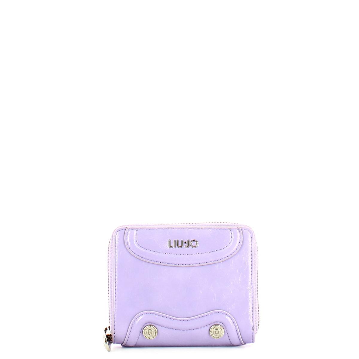 Liu Jo Portafoglio Piccolo Ecosostenibile Zip Around Glicine - 1