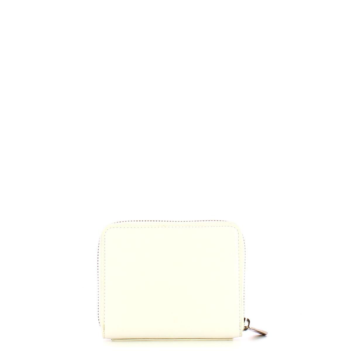 Liu Jo Portafoglio Piccolo Ecosostenibile Zip Around Off White - 2