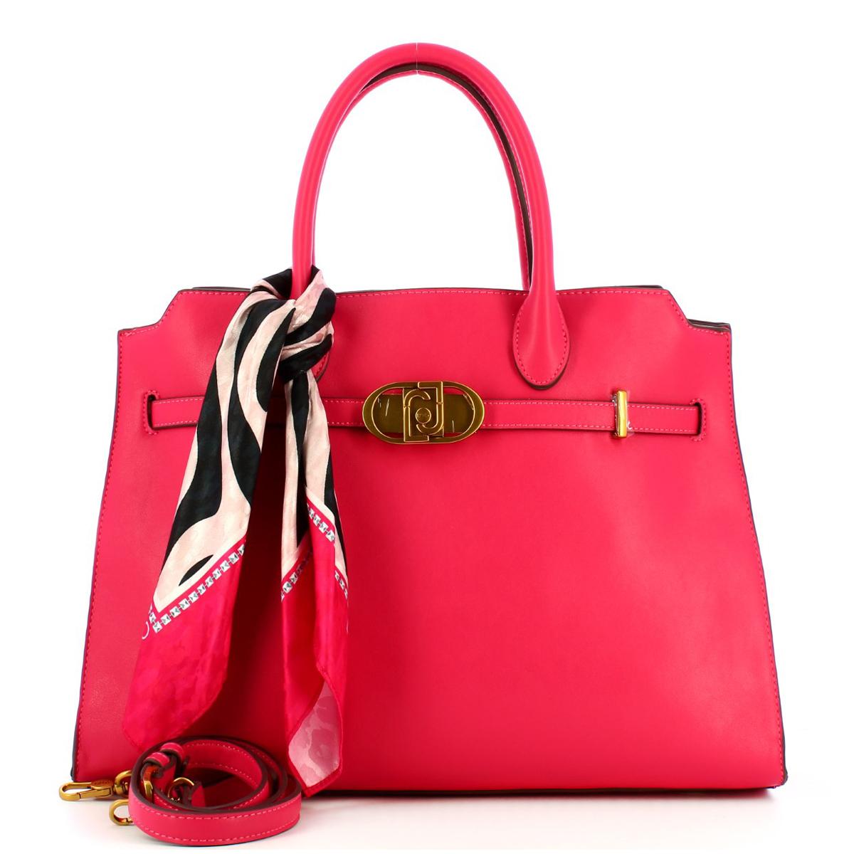 Liu Jo Borsa a mano Large con foulard Viva Magenta - 4