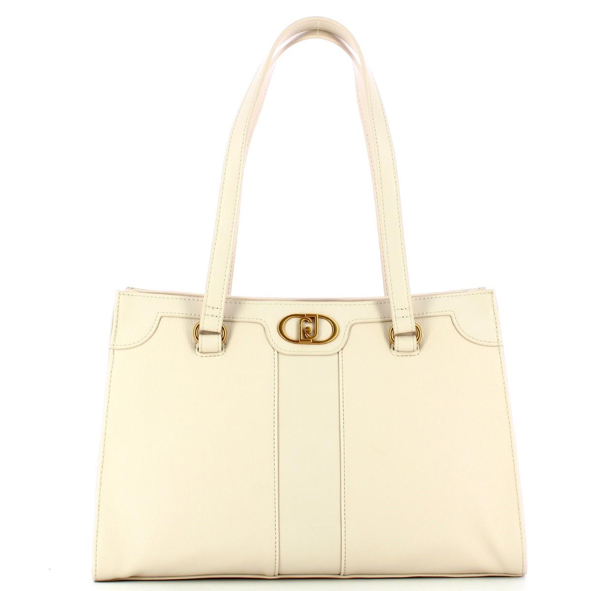 Liu Jo Shoppig Bag con logo True Champagne - 1