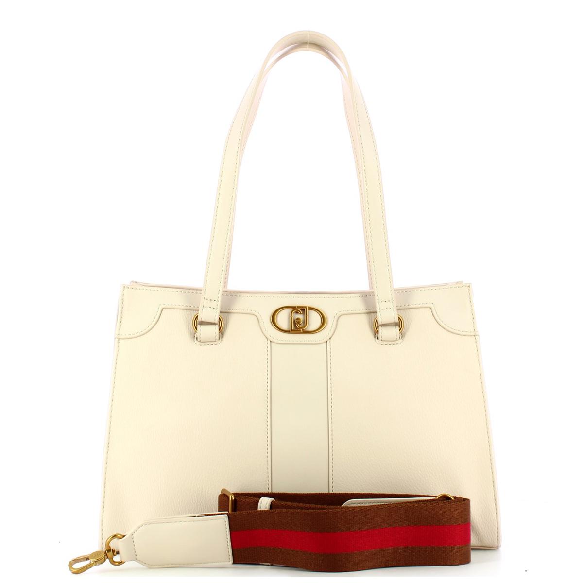 Liu Jo Shoppig Bag con logo True Champagne - 4