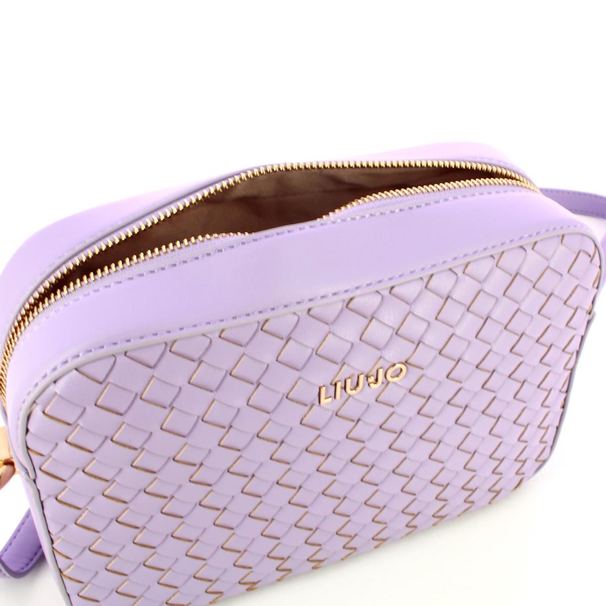 Liu Jo Camera Bag intrecciata Glicine - 4