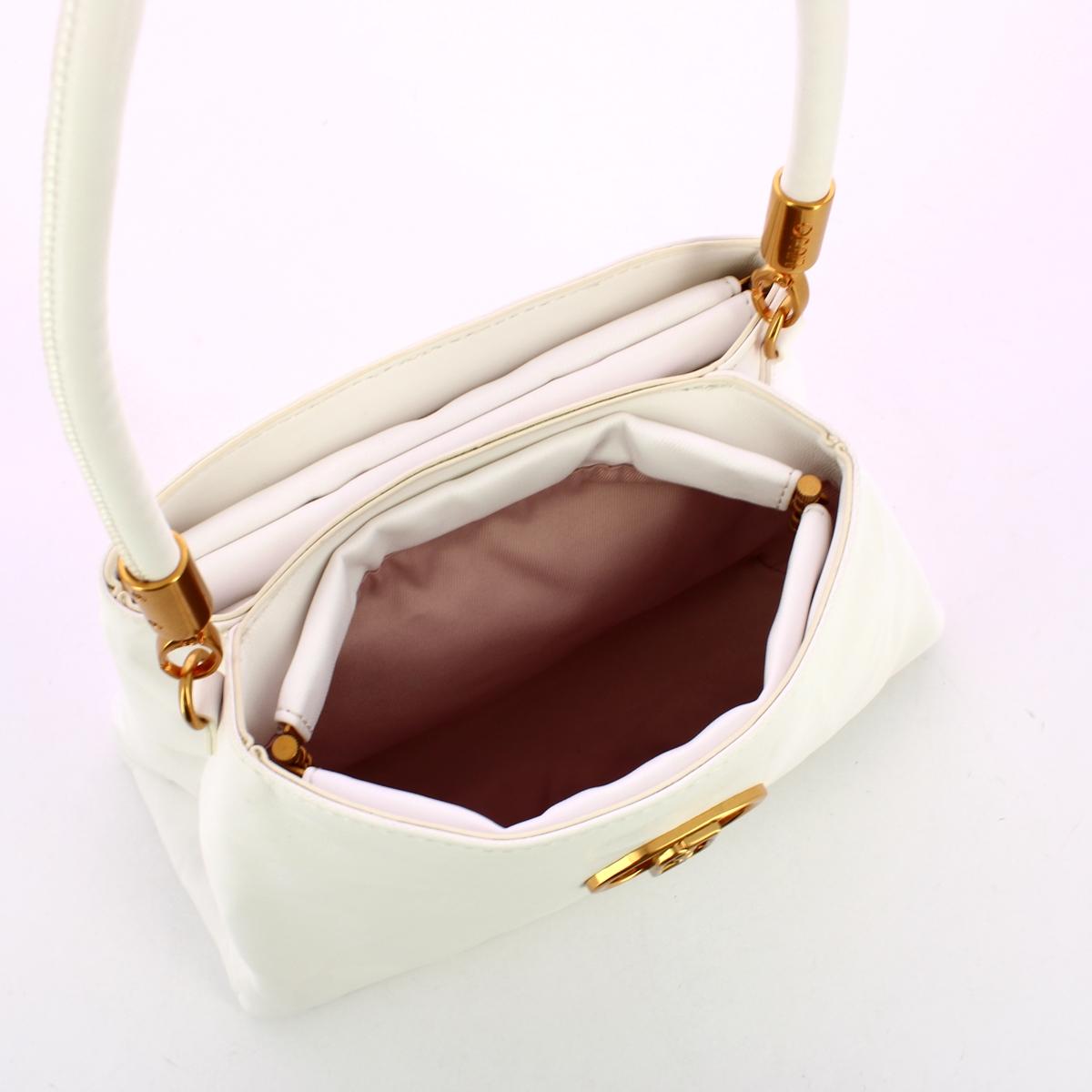 Liu Jo Borsa a mano S Double Off White - 5