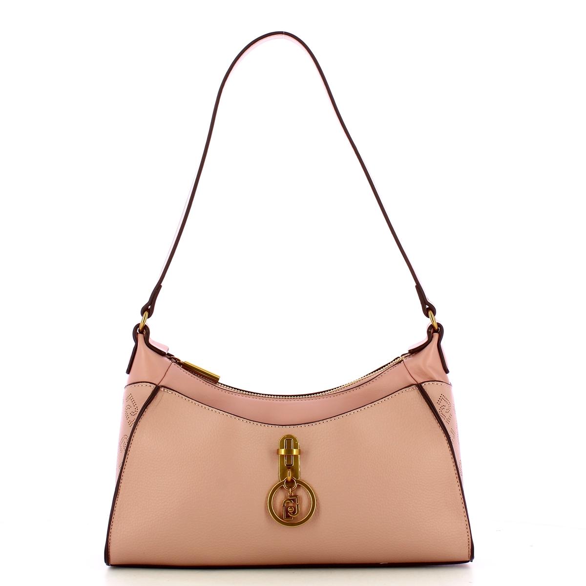 Liu Jo Borsa a spalla Ecosostenibile con charm Soft Peach - 1