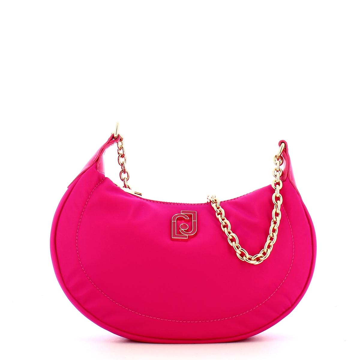 Liu Jo Borsa a spalla Ecosostenibile in Nylon Dark Fuxia - 1
