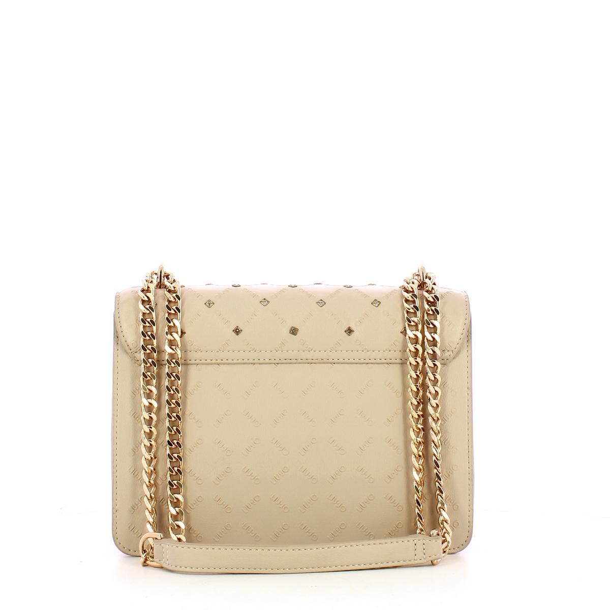 Liu Jo Borsa a tracolla con strass Coffee Milk - 3