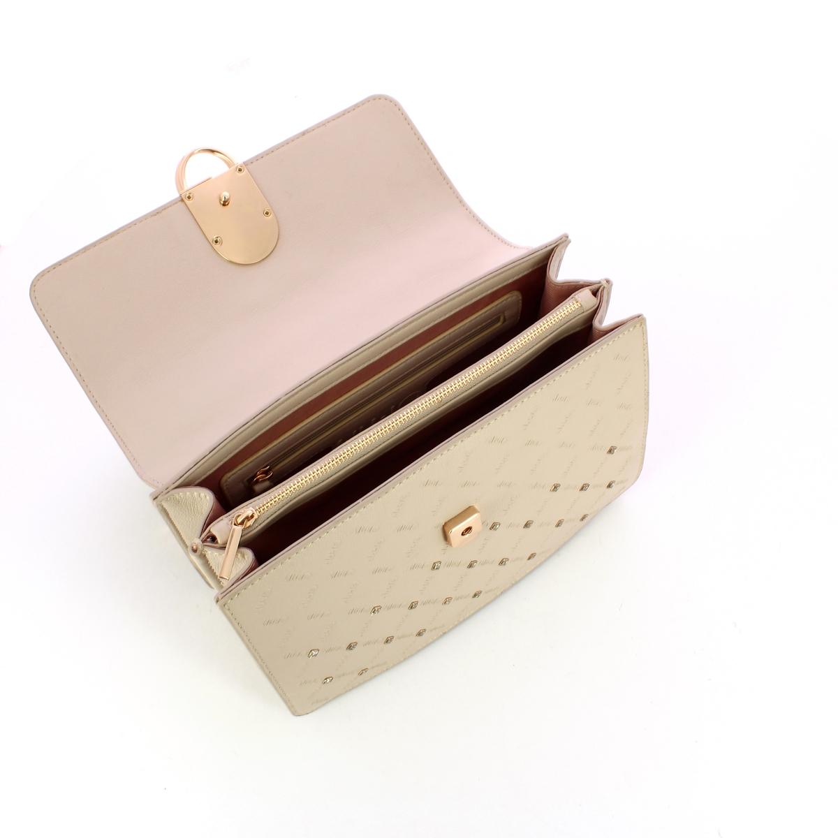 Liu Jo Borsa a tracolla con strass Coffee Milk - 4