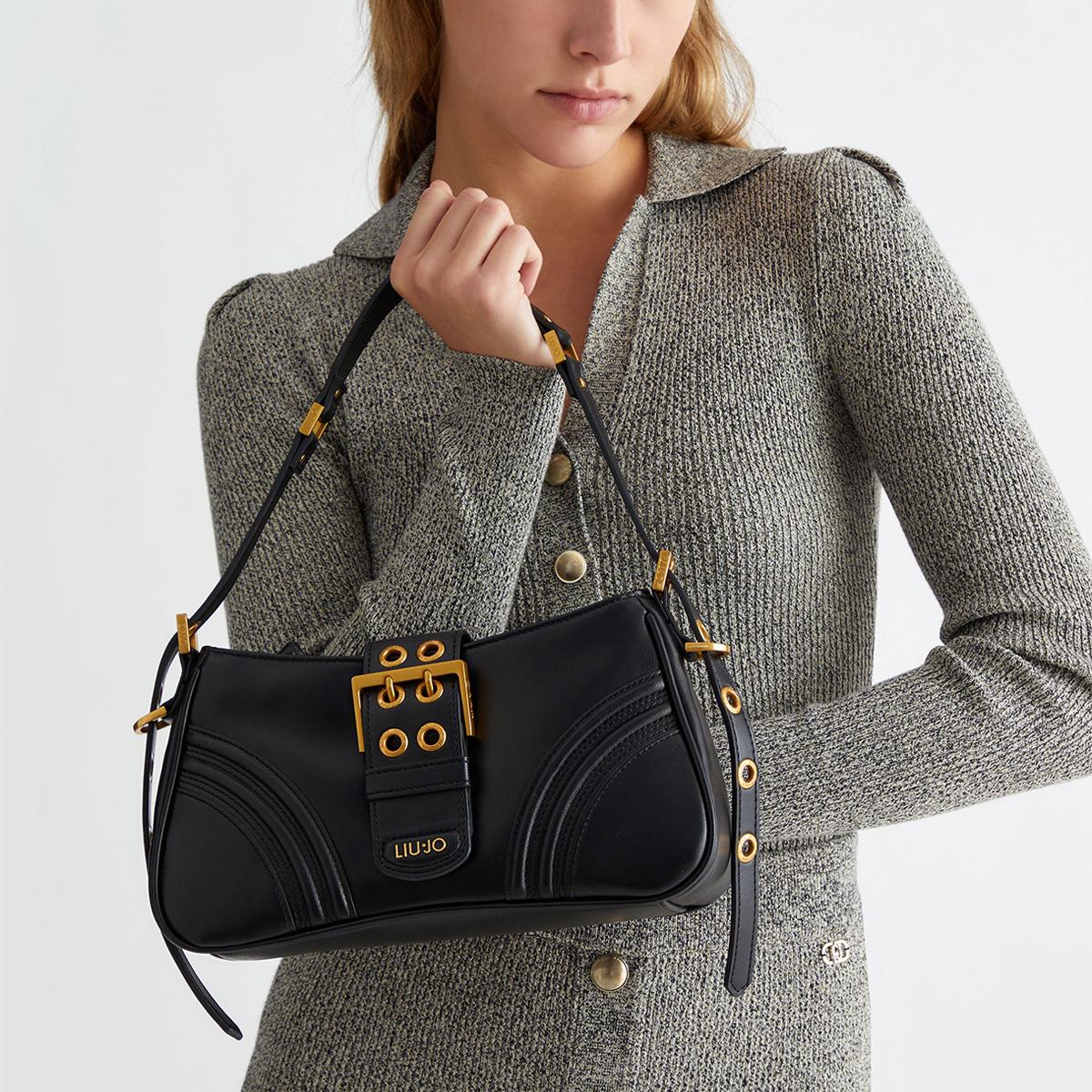 Liu Jo Borsa a spalla con fibbia Black - 2