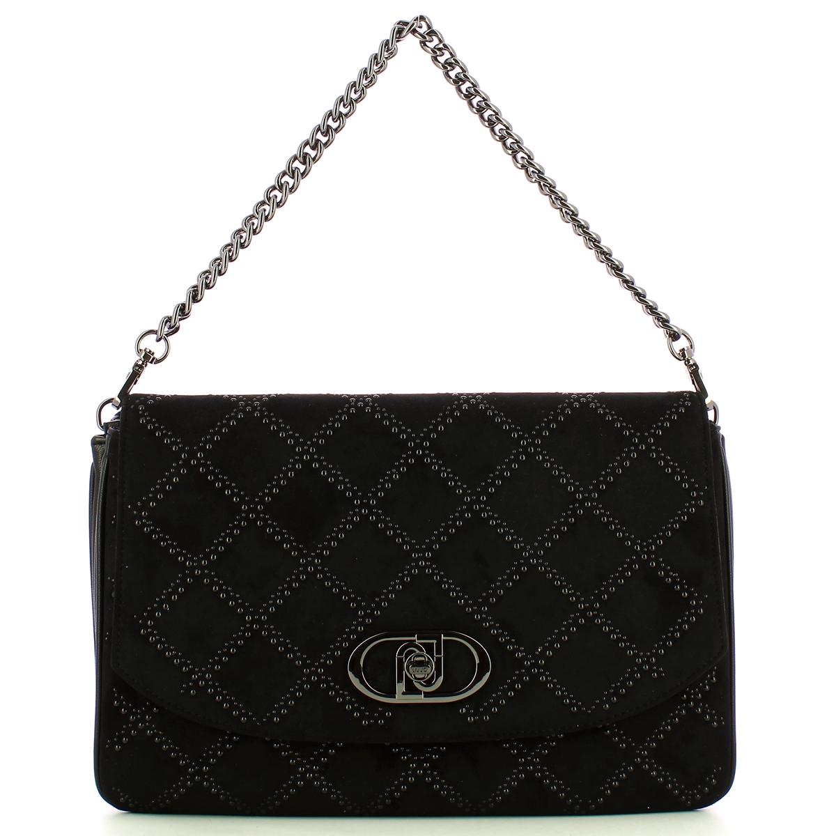Liu Jo Borsa a mano piatta con borchie Black - 1