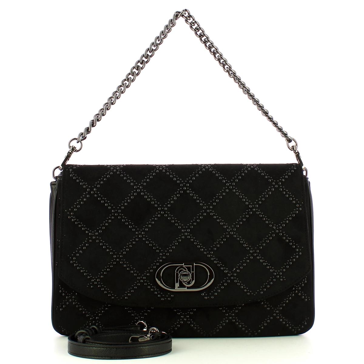 Liu Jo Borsa a mano piatta con borchie Black - 4