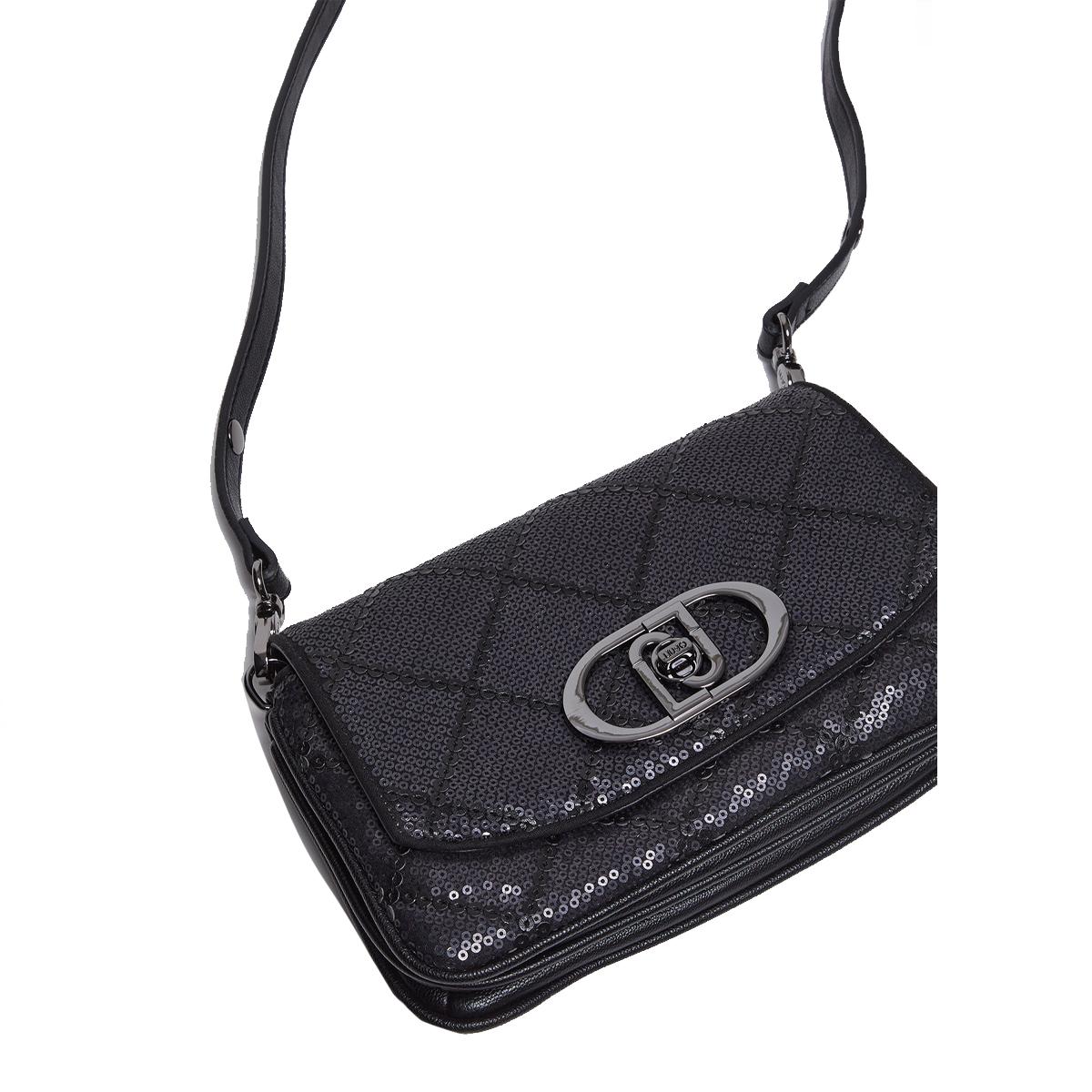Liu Jo Borsa a spalla con paillettes Black - 6