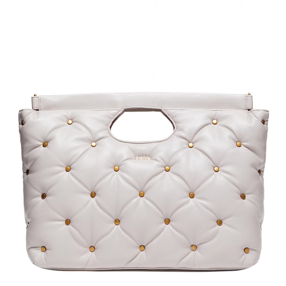 Liu Jo Borsa a mano Glossy con borchie True Champagne - 1