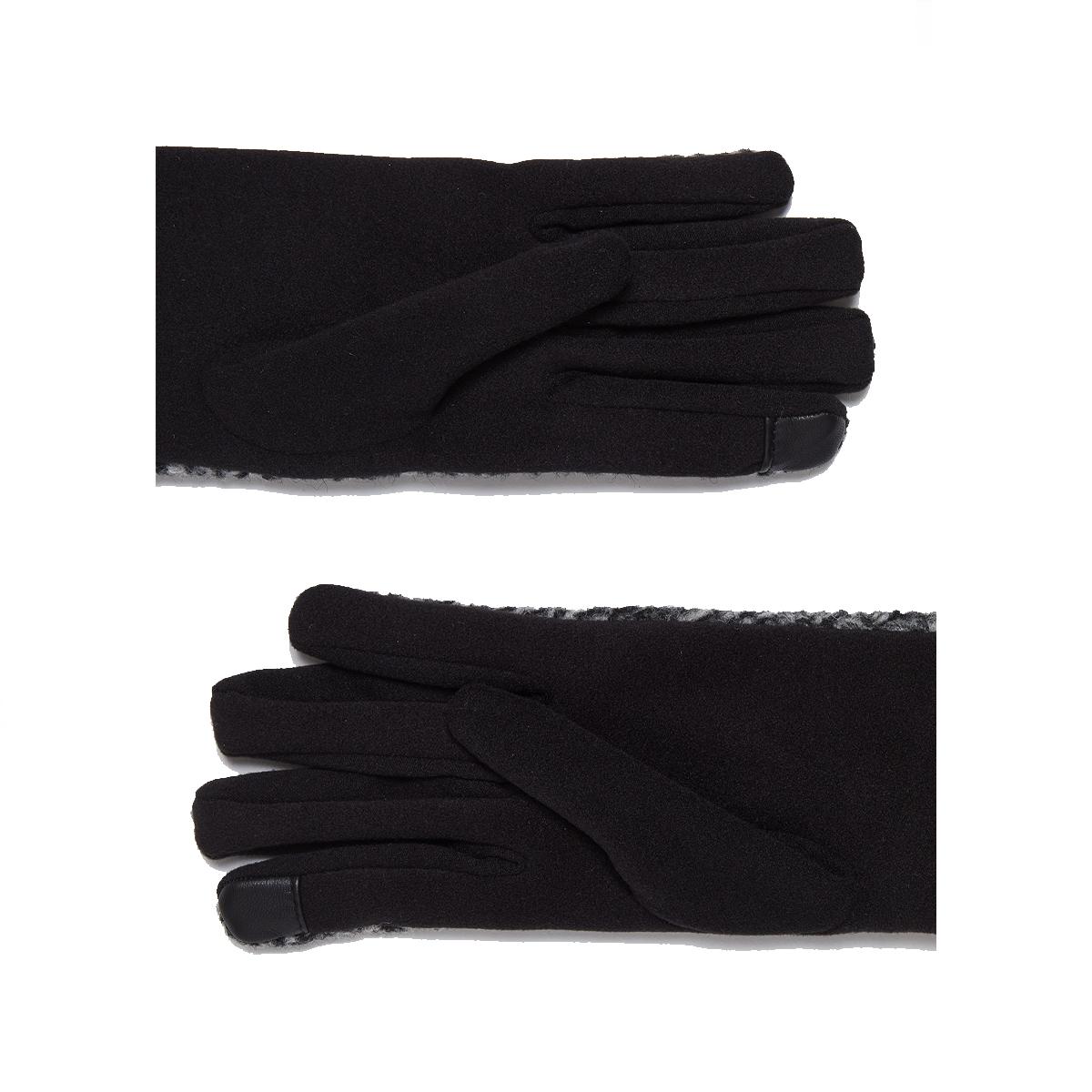 Liu Jo Guanti con spilla Bianco Nero - 4