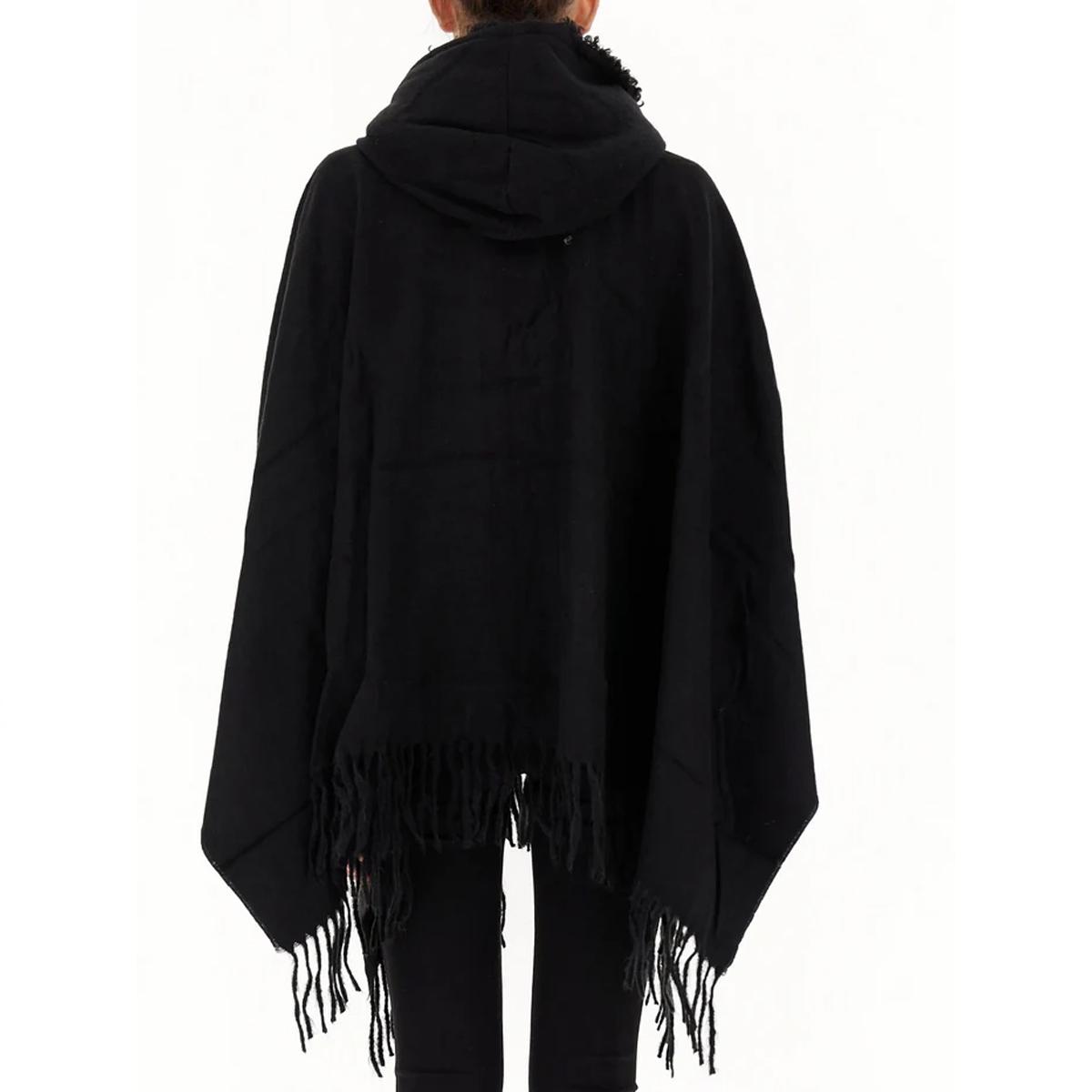 Liu Jo Cloack Poncho Black - 3