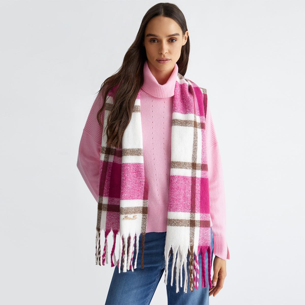 Liu Jo Scialle Jacquard Fucsia - 2