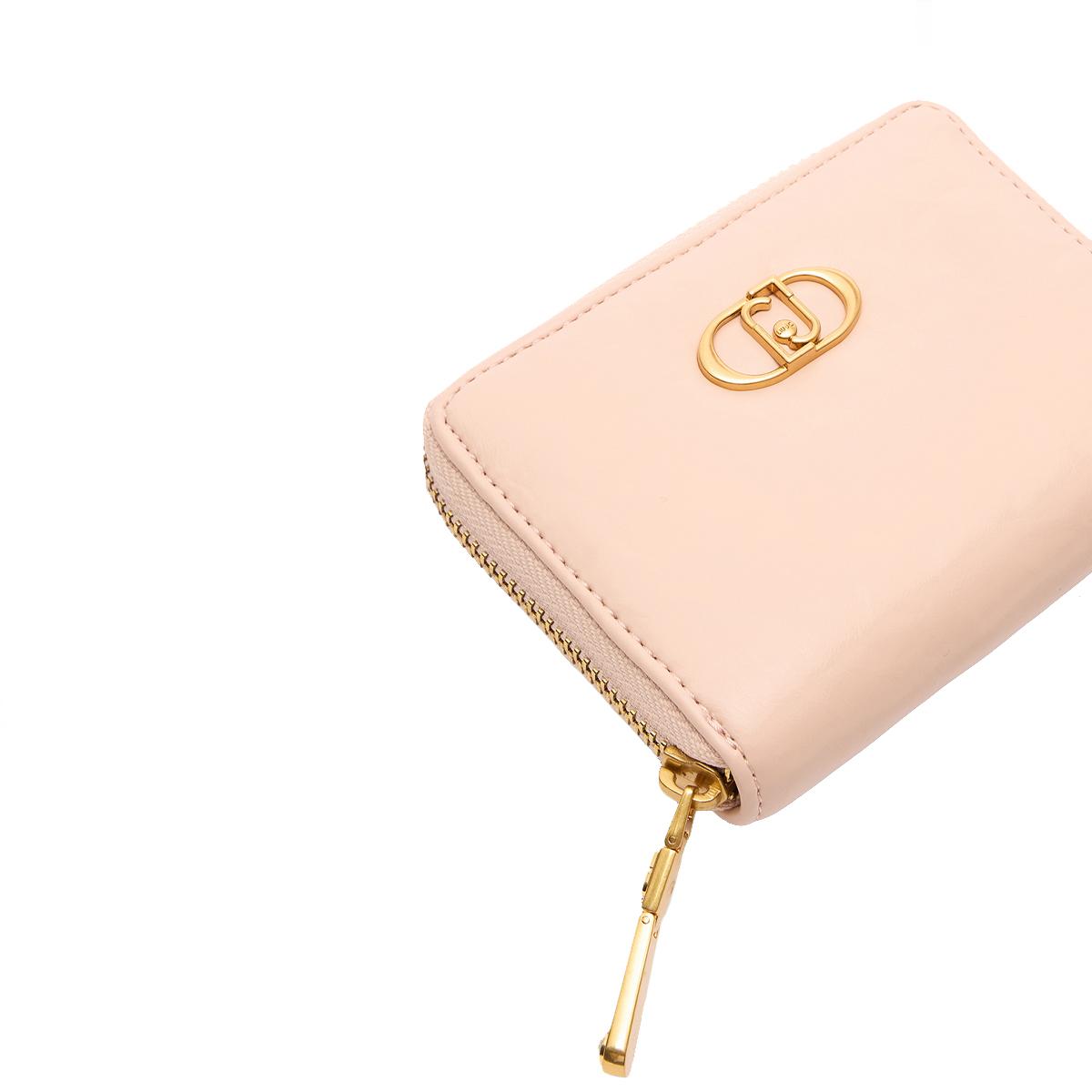 Liu Jo Portafoglio piccolo Zip Around con Logo Cipria - 3