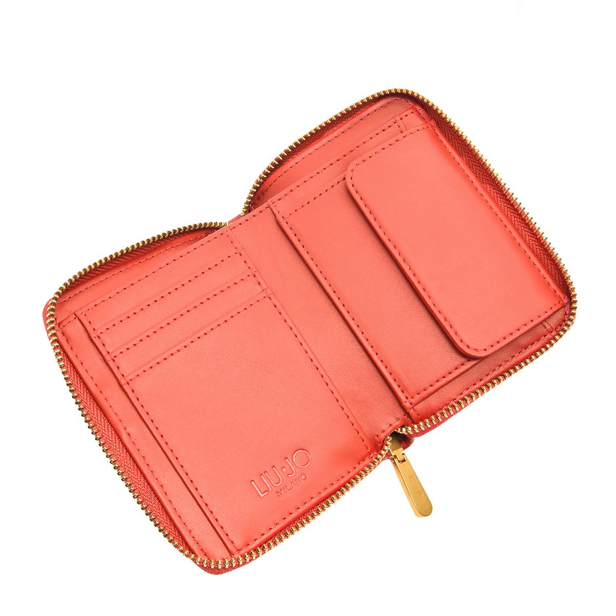 Liu Jo Portafoglio piccolo Zip Around con Logo Pumpkin - 4