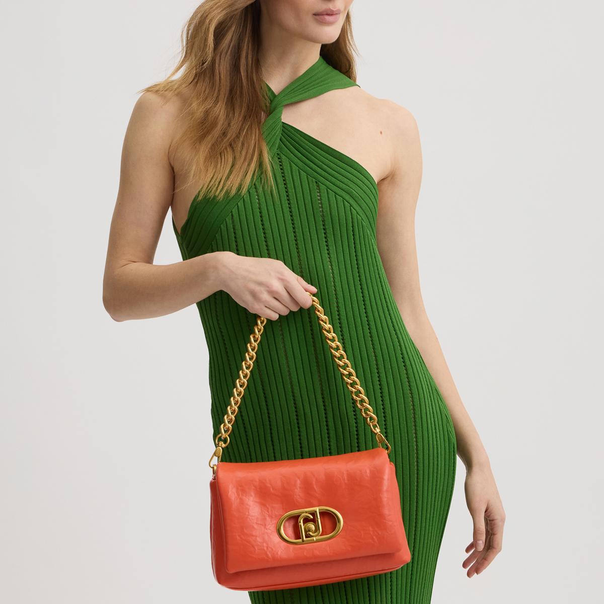 Liu Jo LaPuffy small Pumpkin Shoulder Bag - 2