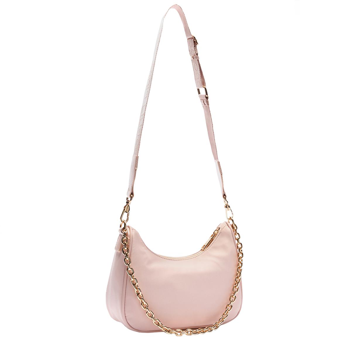 Liu Jo Sottospalla in Nylon con Logo Cipria - 3