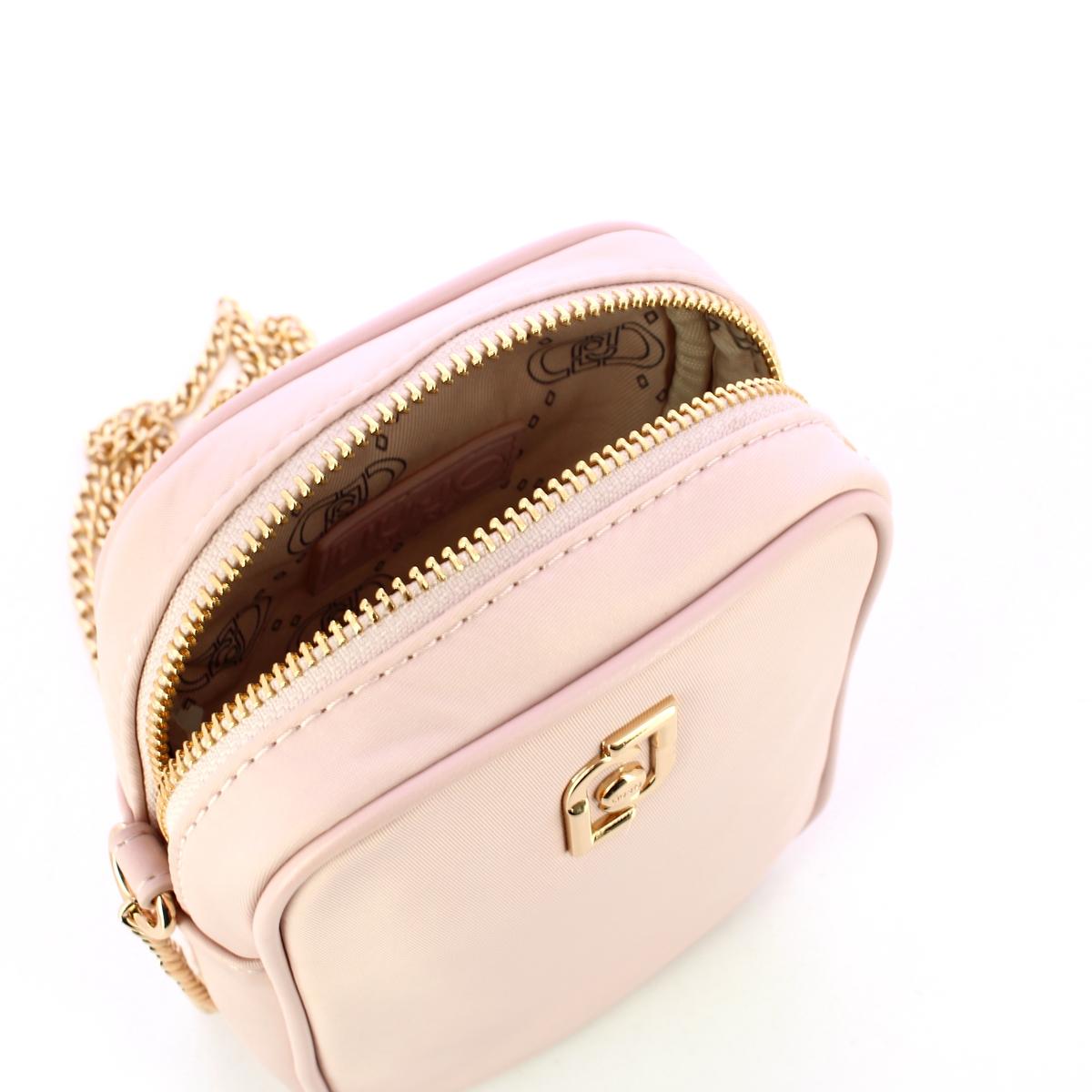 Liu Jo Tracollina Porta Smartphone in Nylon Cipria - 4