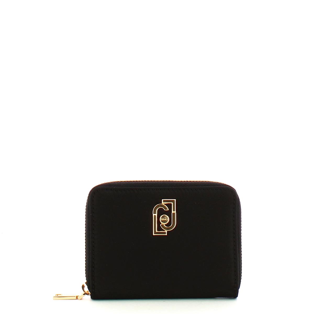 Liu Jo Portafoglio zip around piccolo in nylon Black - 1