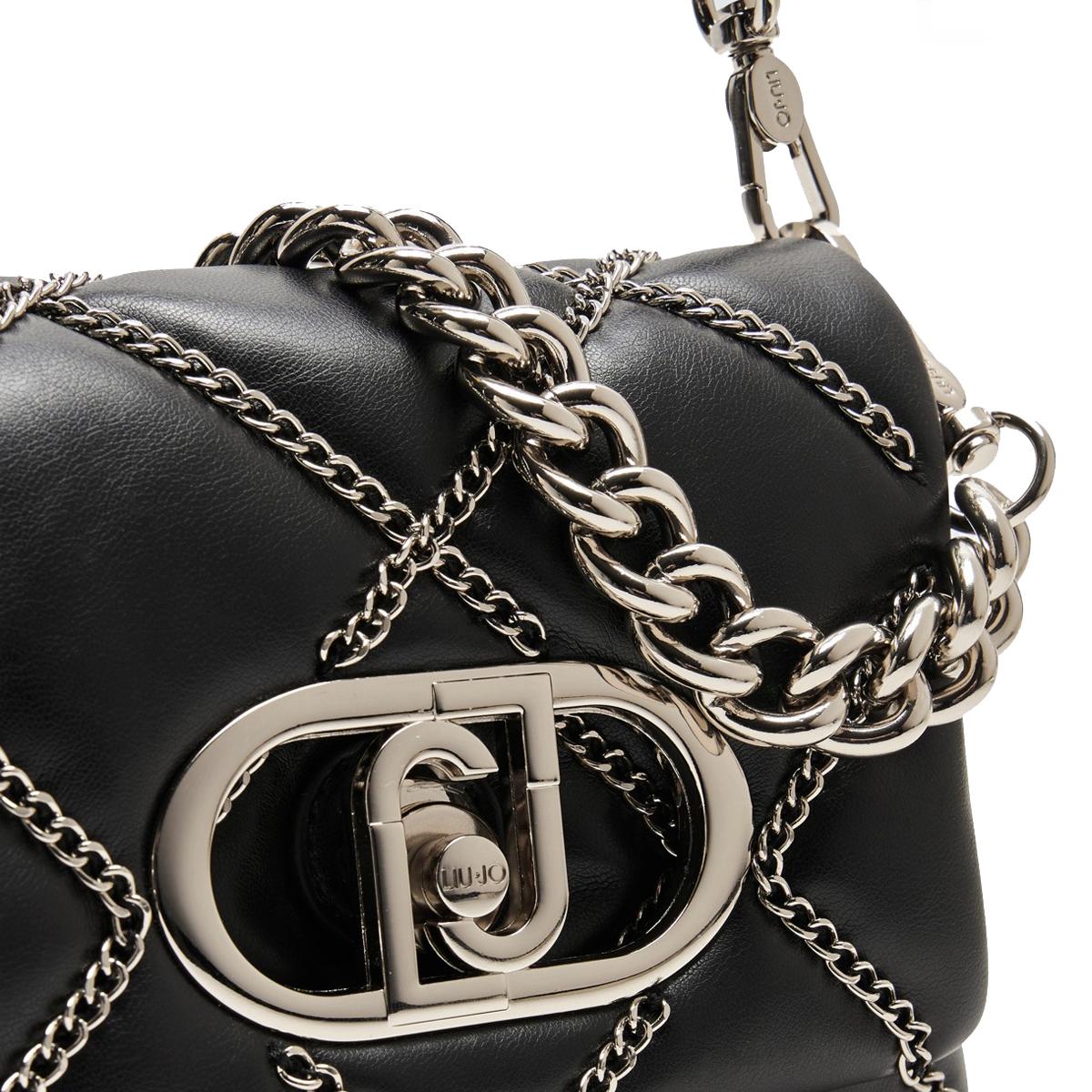 Liu Jo Sottospalla LaPuffy con catene Black - 4