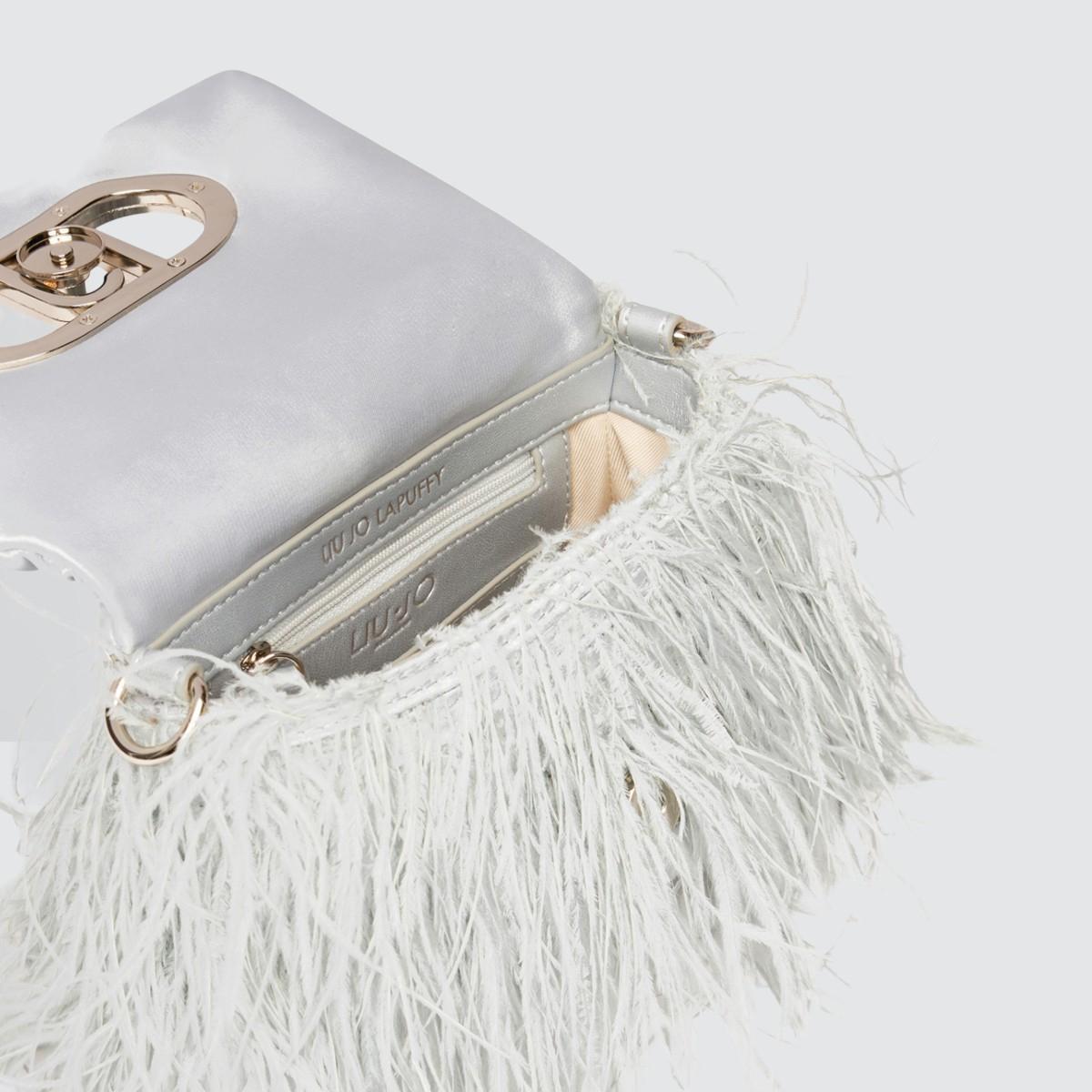 Liu Jo Sottospalla LaPuffy con piume Cielo - 6