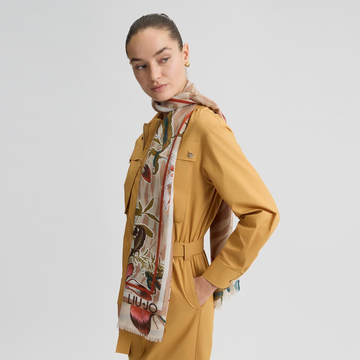 Liu Jo Foulard stamp floreale Naturale - 2