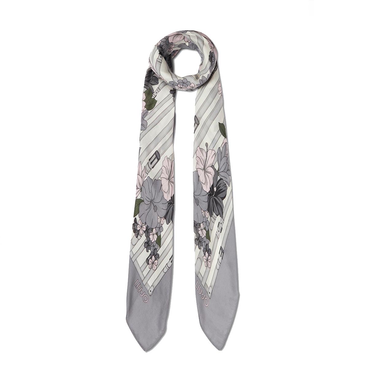 Liu Jo Foulard con stampa floreale Black - 1