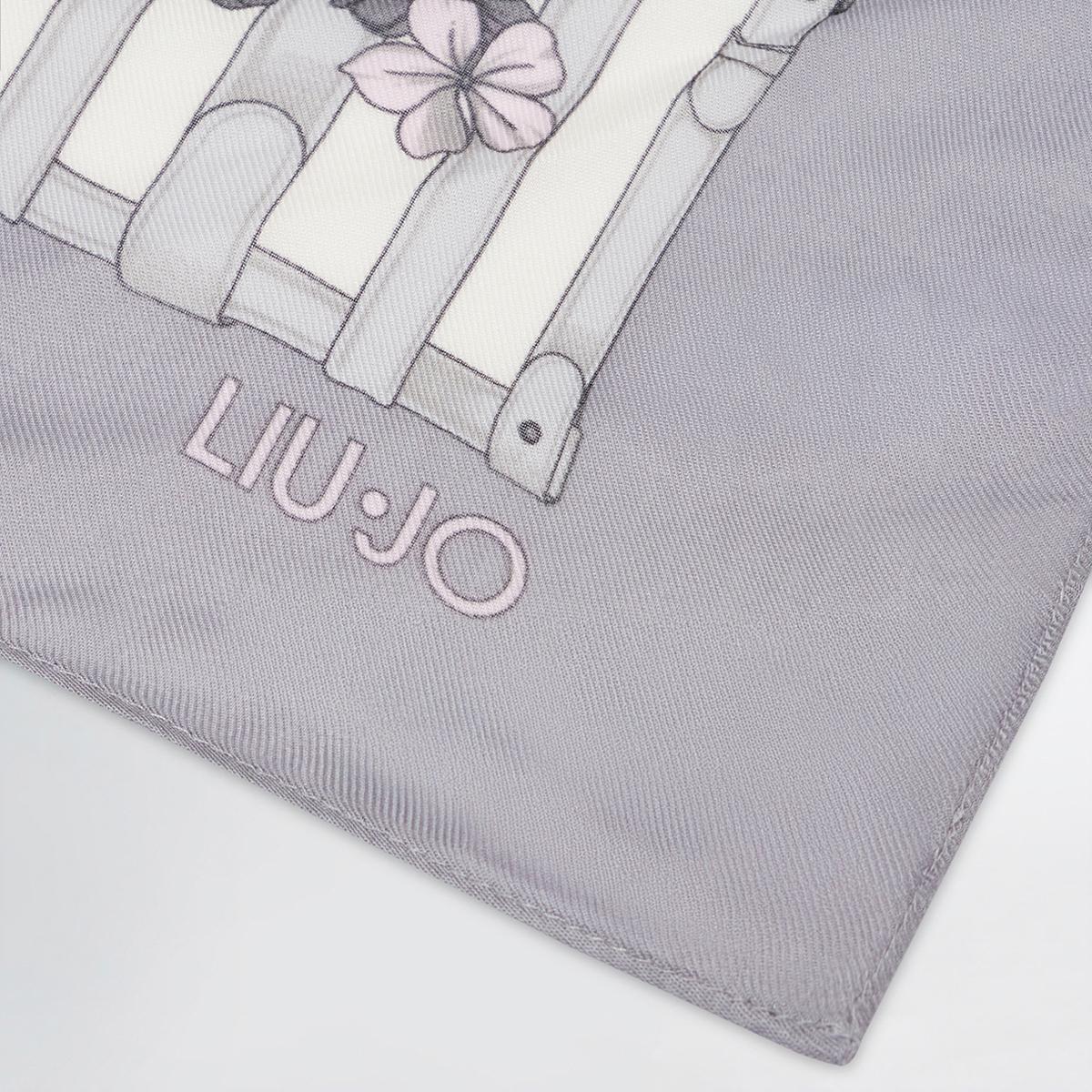 Liu Jo Foulard con stampa floreale Black - 4