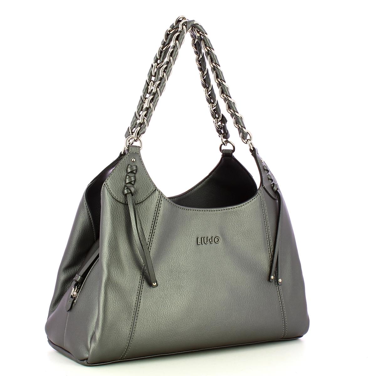 Liu Jo Boston Bag Antracite Met. - 2