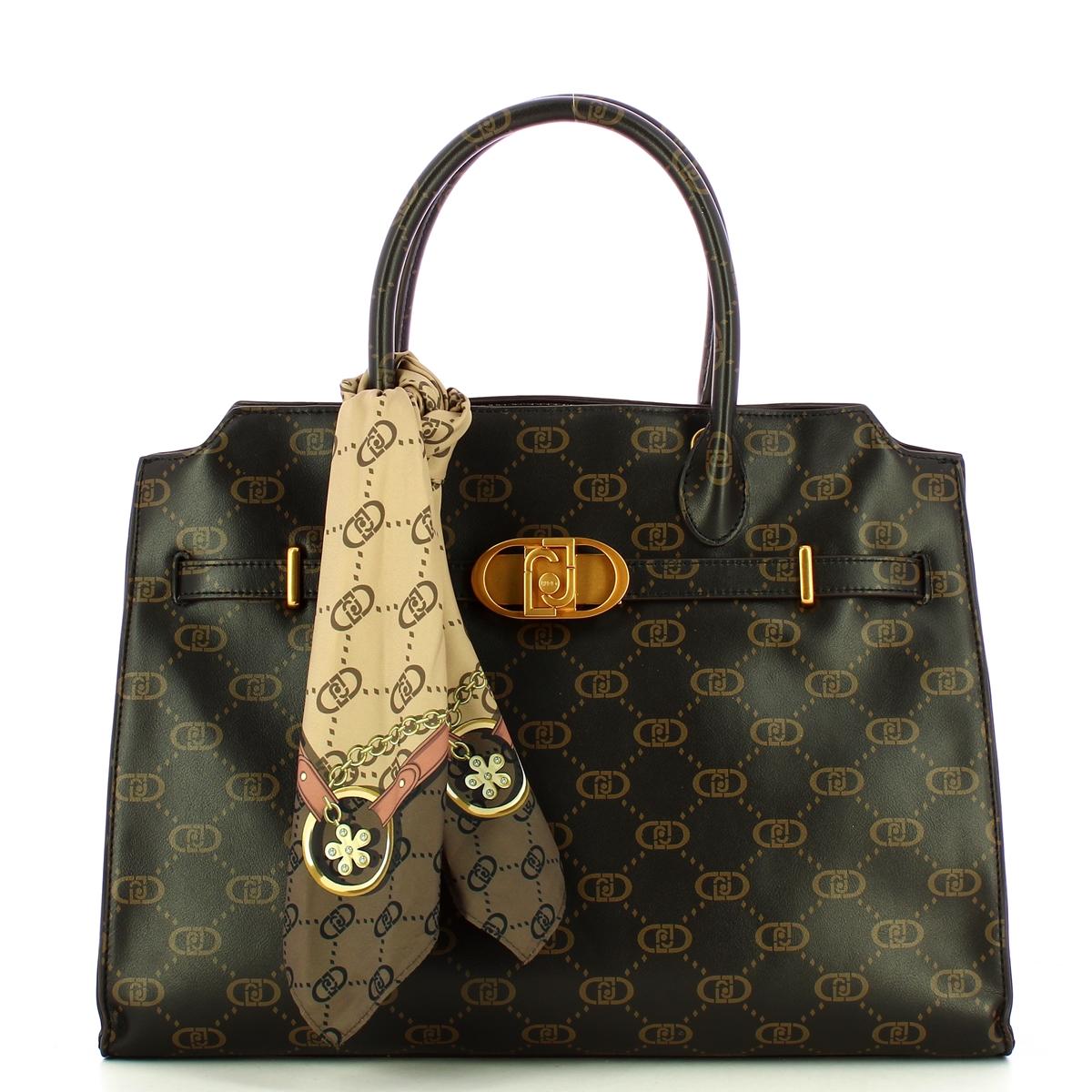 Liu Jo Borsa a mano Nadie Nero Logo - 1