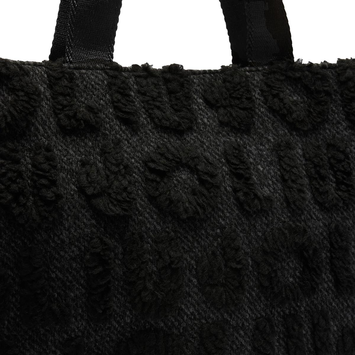 Liu Jo Shopping bag grande misto lana Black - 5