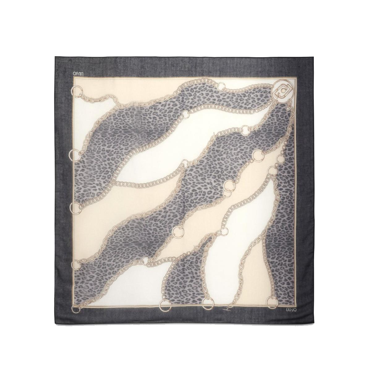 Liu Jo Foulard Liu Jo Better con catene Black - 1