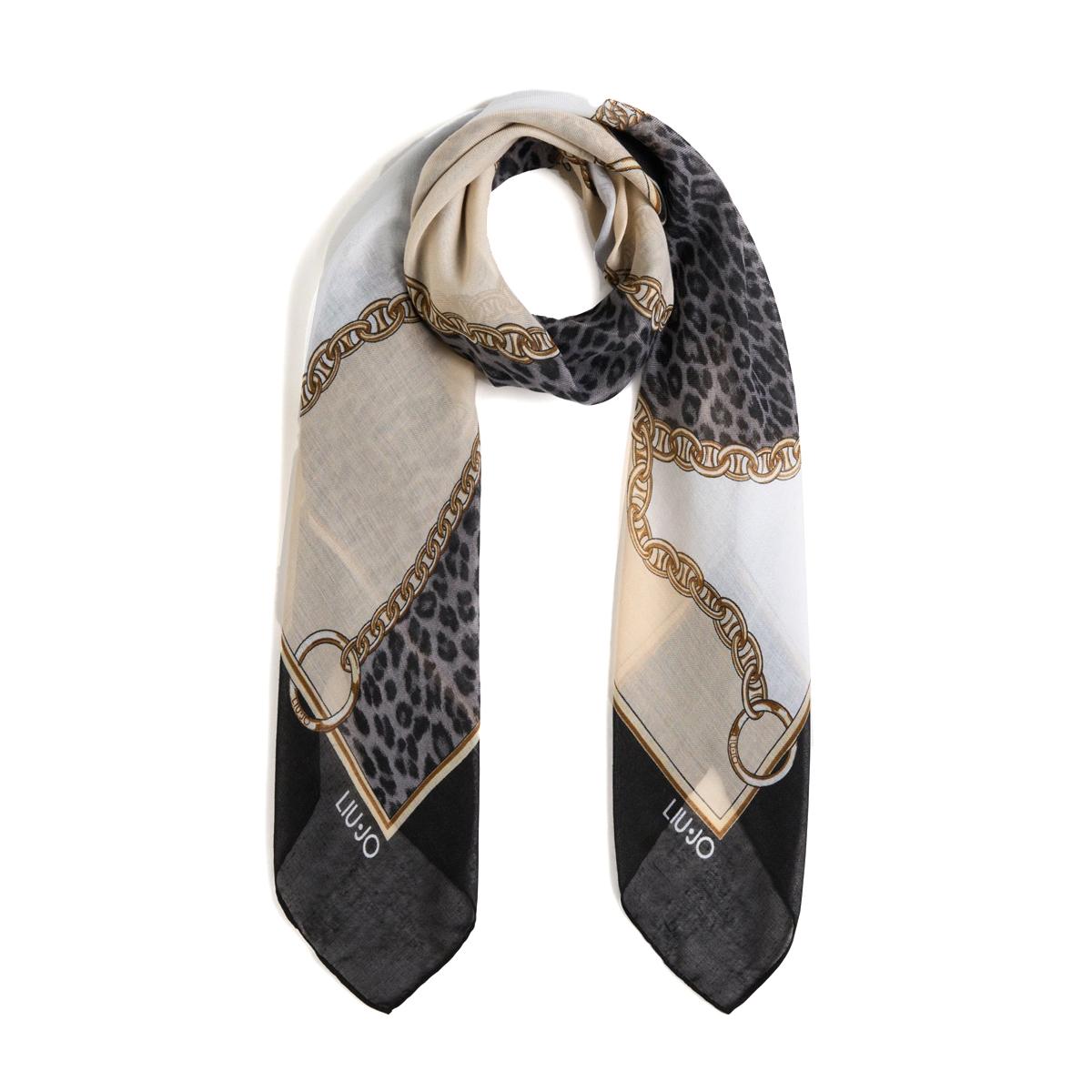 Liu Jo Foulard Liu Jo Better con catene Black - 2