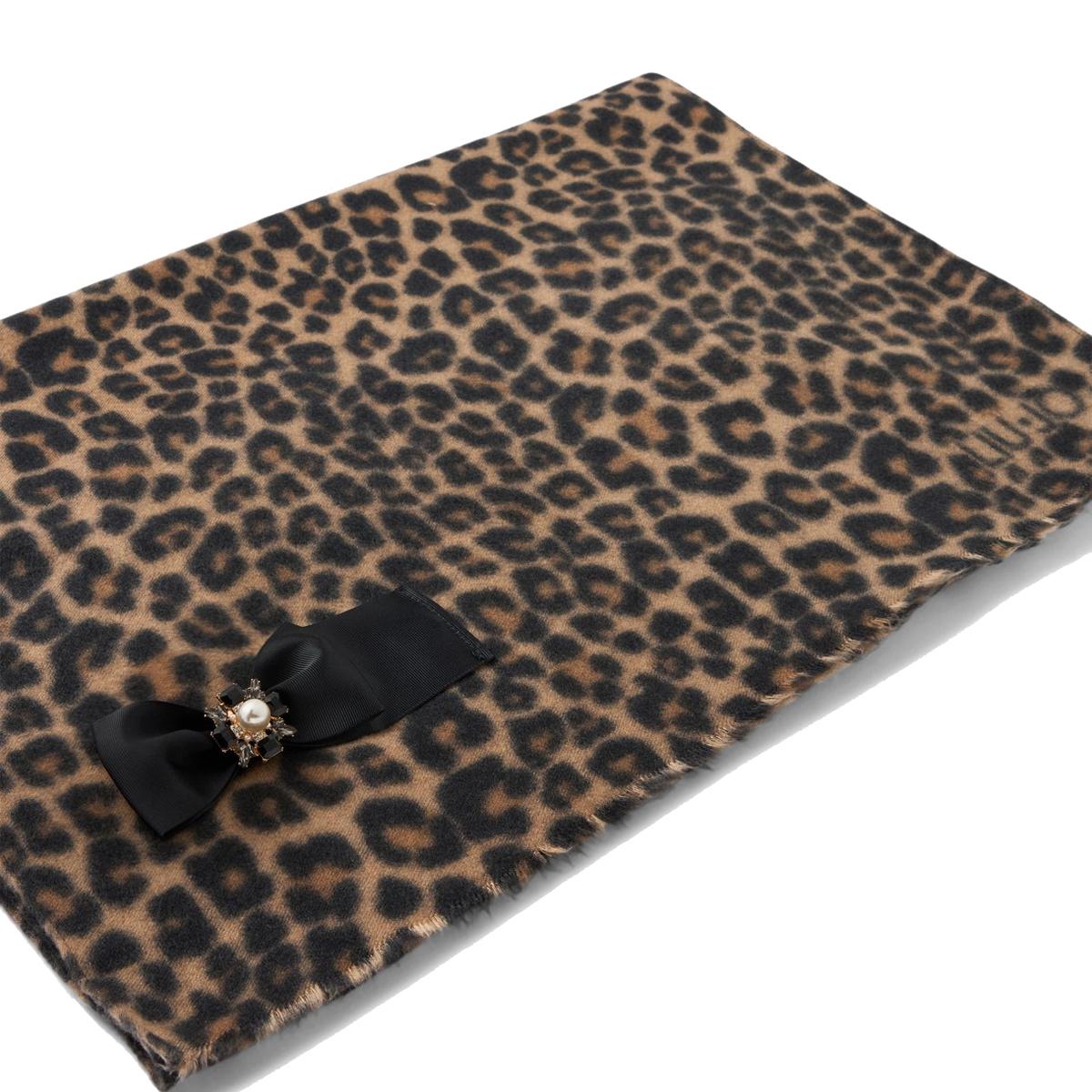 Liu Jo Stola Animalier con spilla - 3