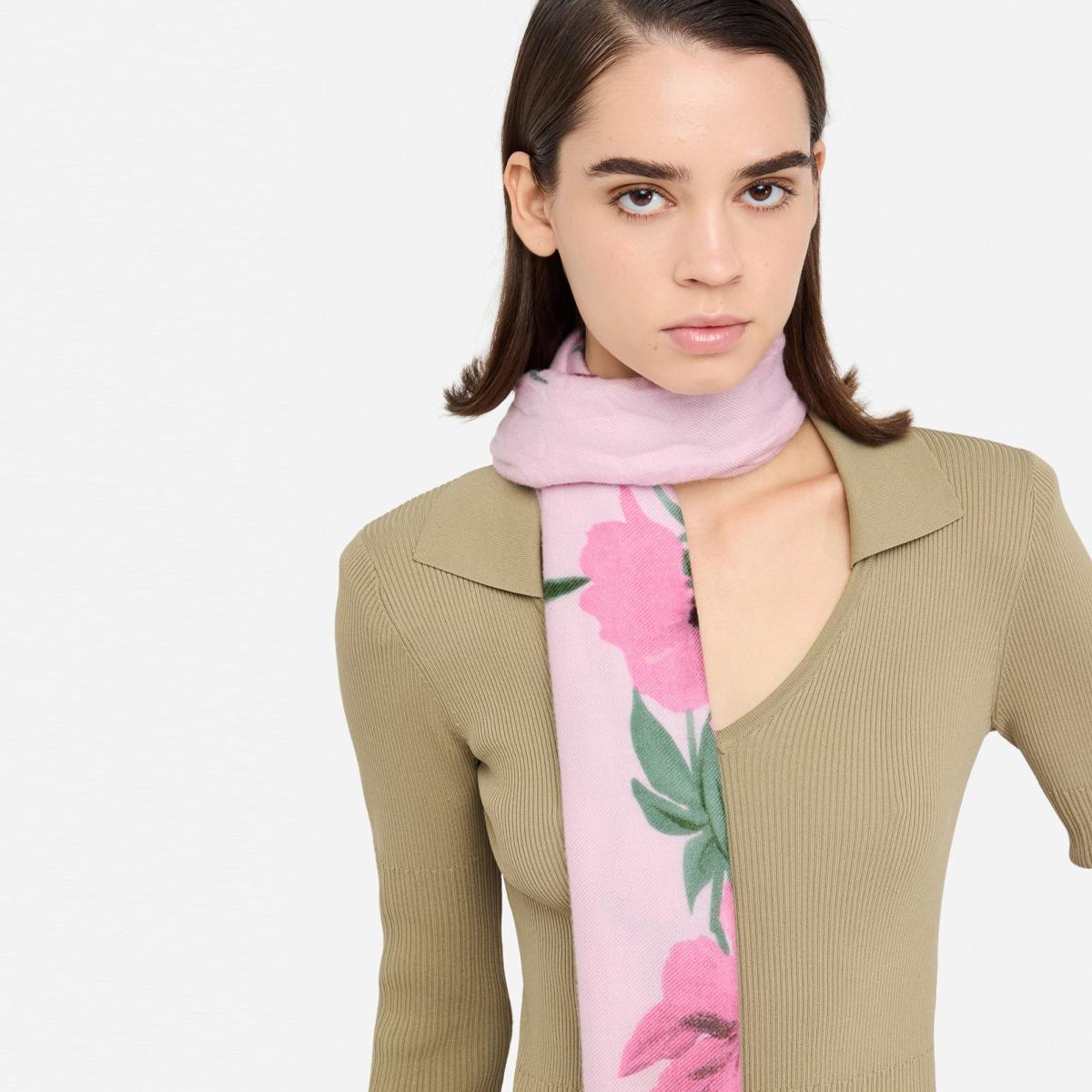 Liu Jo Stola stampa animalier floreale Fragrant Lilac - 2