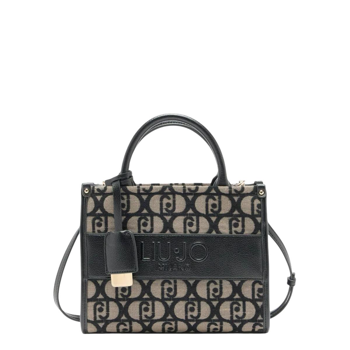 Liu Jo Borsa a mano Piccola jacquard Black - 1
