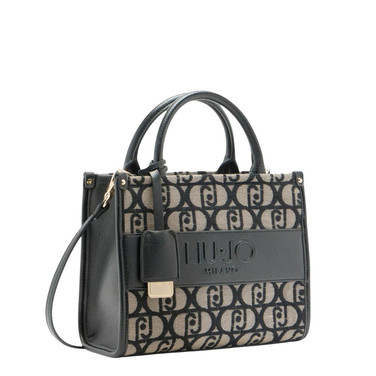 Liu Jo Borsa a mano Piccola jacquard Black - 2