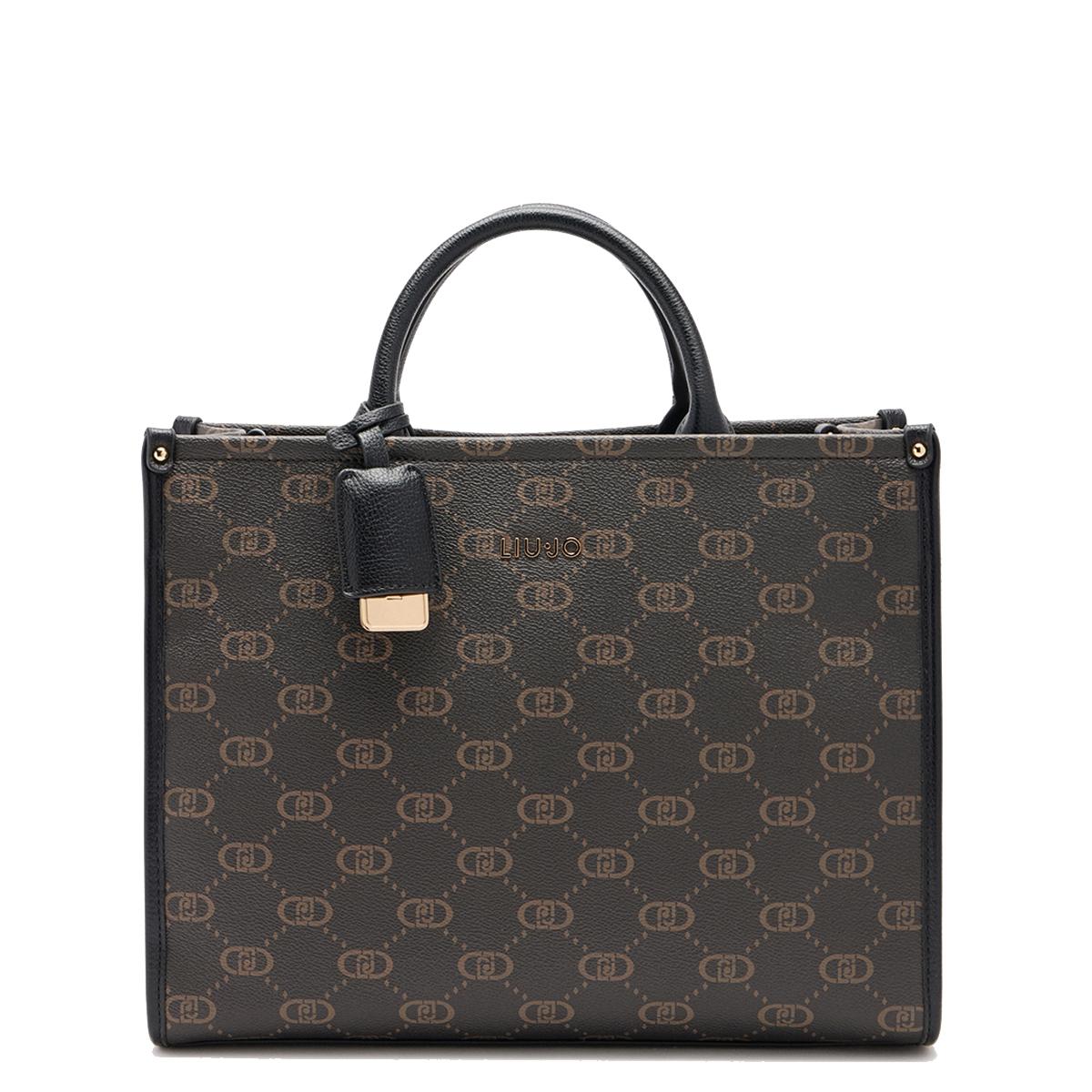 Liu Jo Borsa a mano Media Monogram Black - 1