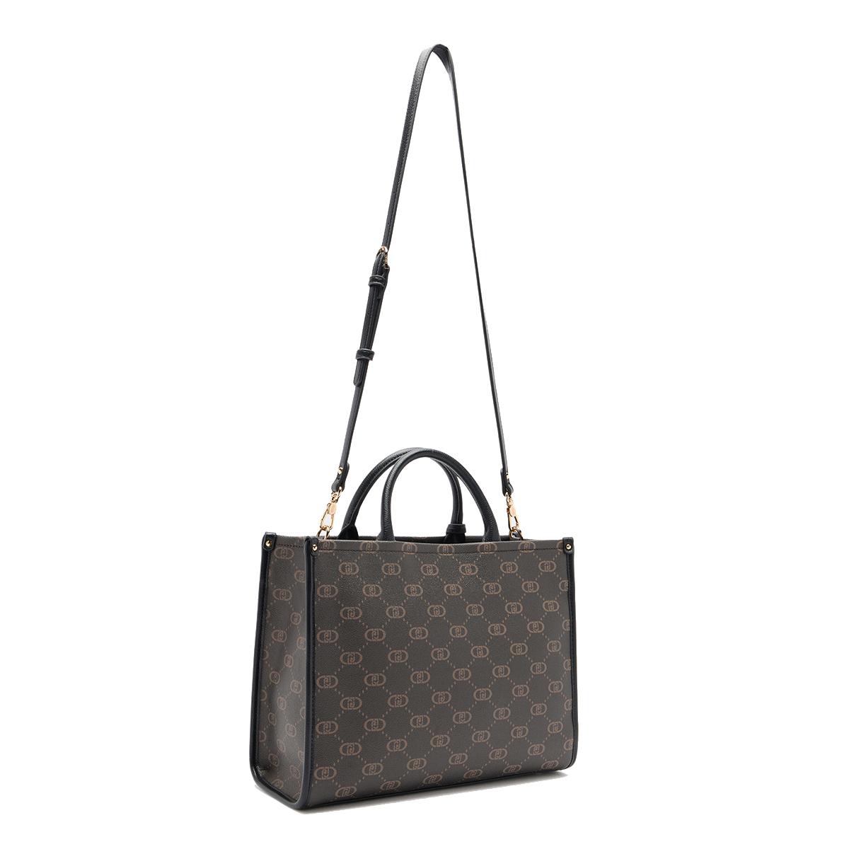 Liu Jo Borsa a mano Media Monogram Black - 2