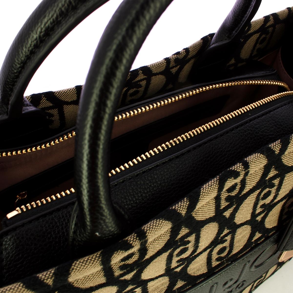 Liu Jo Borsa a mano Media jacquard Black - 5